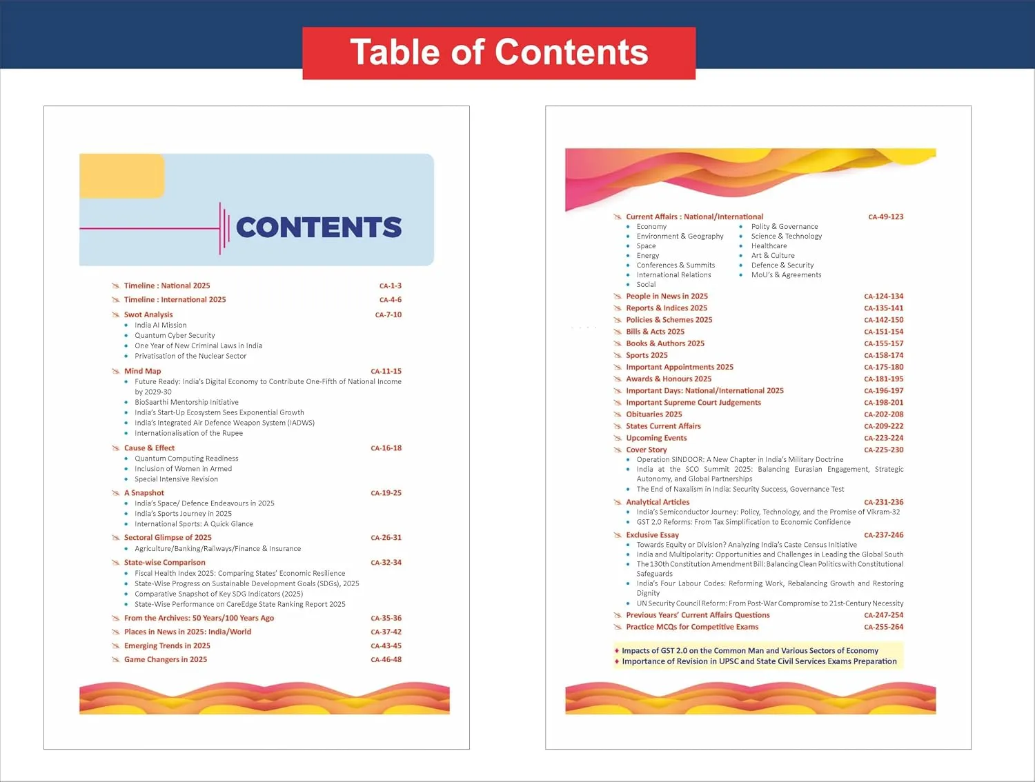 Disha The Yearly Current Affairs 2026 for Competitive Exams - 11th Edition | Previous Year & Practice Questions | UPSC, State PSC, CUET, SSC, Bank PO/ Clerk, BBA, MBA, RRB, NDA, CDS, CAPF, CRPF (Paperback) | Released: 2026-01-13 — BOOK, view 4